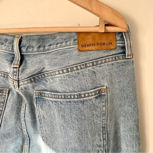 Denim Forum Light Blue Boyfriend Jeans - Picture 9 of 12